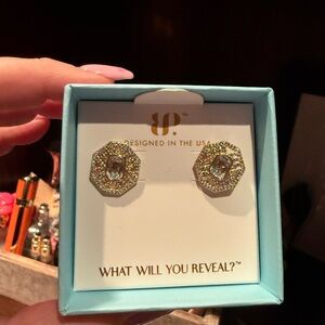 March birthday 2026 bomb party gold studs